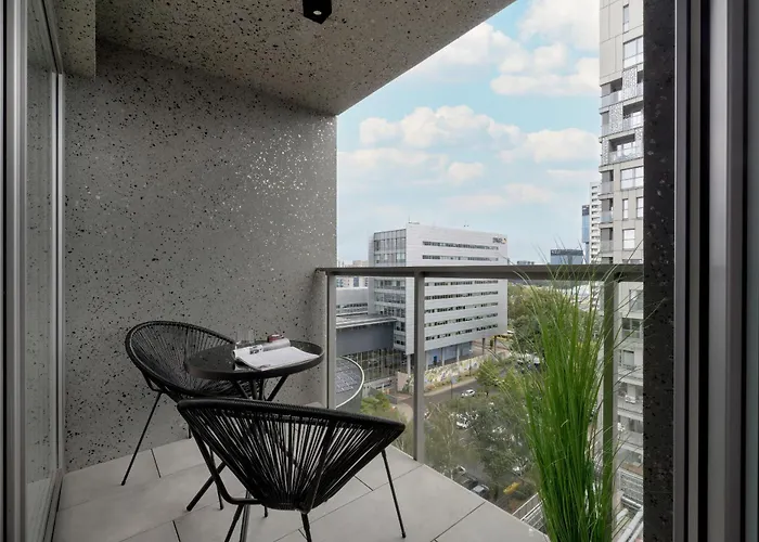 아파트 Sokolska Center With Parking And Access To Gym And Sauna By Renters 카토비체